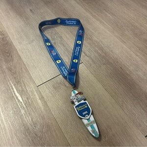 2015 Surf City 10k Race Medal Hunington Beach, CA